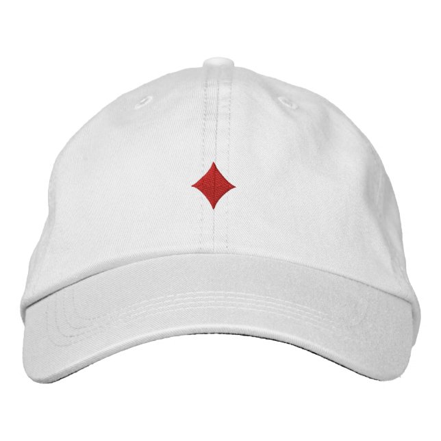 Diamonds Embroidered Hat (Front)