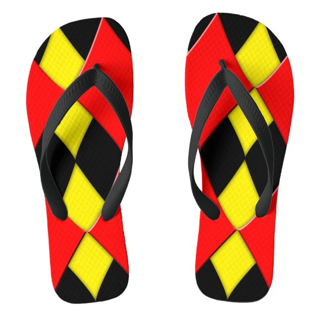 Diamonds Flip Flops (Footbed)