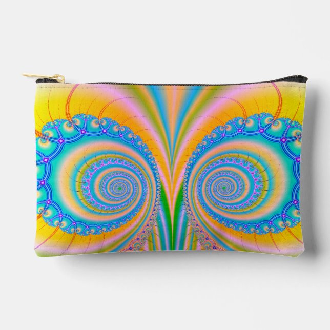Diamonds Fractal by Shirley Taylor Accessory Pouch (Front)