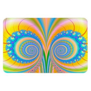 Diamonds Fractal by Shirley Taylor Magnet