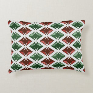 DIAMONDS Gems Red Green 2 in 1 Decorative Cushion
