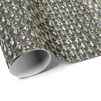 Diamonds, gemstone jewellery pattern   wrapping paper