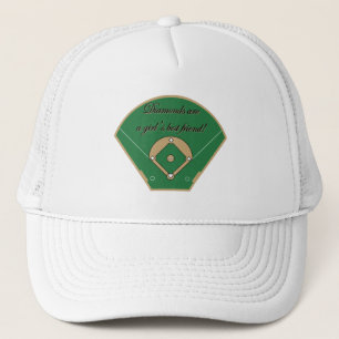 Diamonds Girl's best friend Trucker Hat