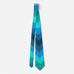 Diamonds in the Sea (Geometric Pattern) Tie