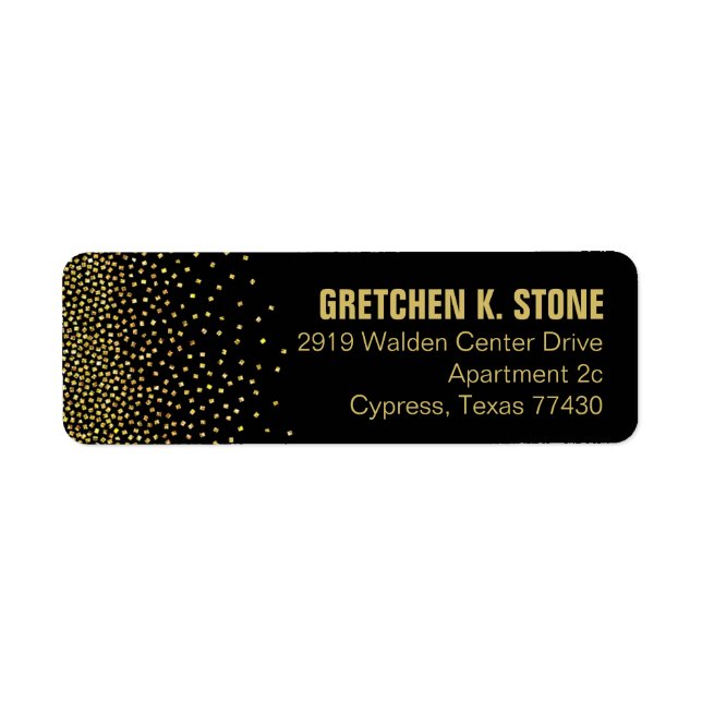 Diamonds in the Sky Address | black (Front)