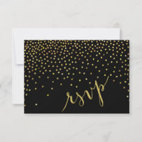 Diamonds in the Sky RSVP Response | black