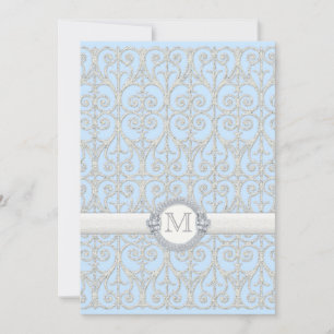 Diamonds & Lace Look, Couples Couple's Shower Invitation