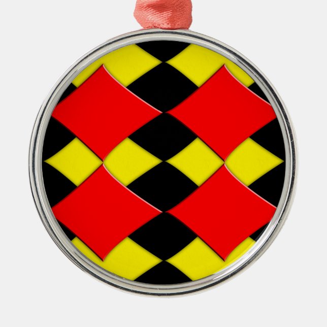 Diamonds Metal Tree Decoration (Front)