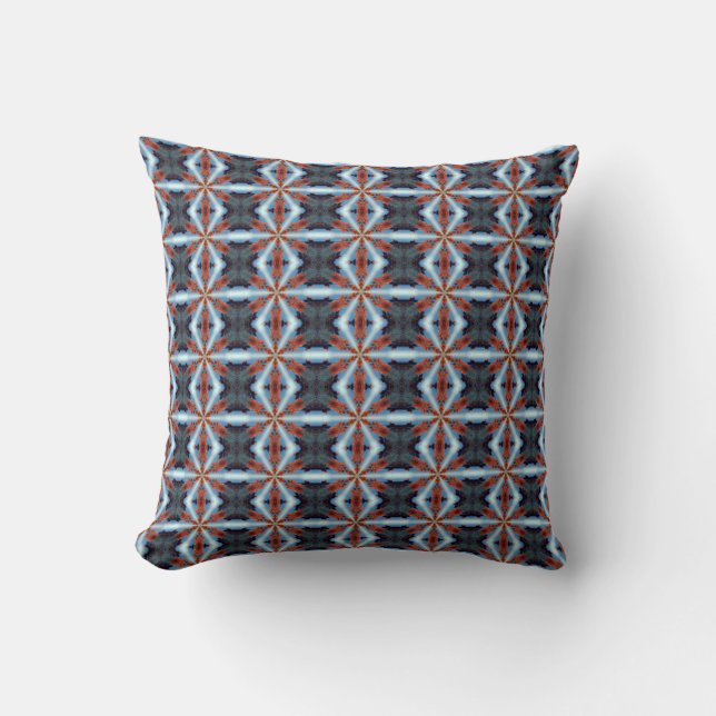 diamonds of light pattern pillow (Front)