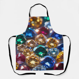 Diamonds Of Many Colors Apron