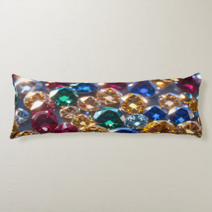 Diamonds Of Many Colours Body Cushion