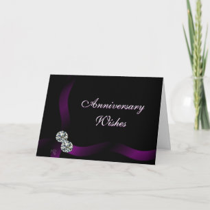 Diamonds on Black3 - personalise or customise Card