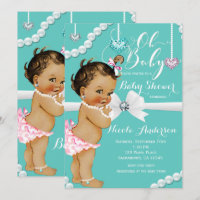 Diamonds & Pearls Vintage Baby Girl Shower