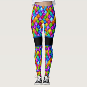 Diamonds Pop Fashion Leggings