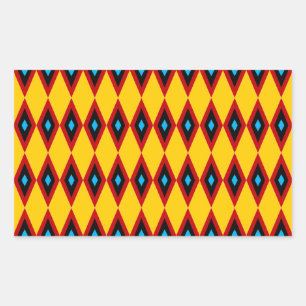 Diamonds Rectangular Sticker
