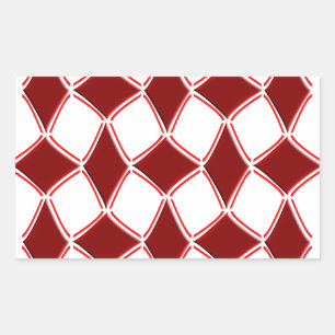 Diamonds Rectangular Sticker