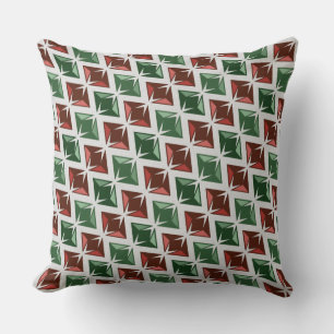 DIAMONDS red green Cushion