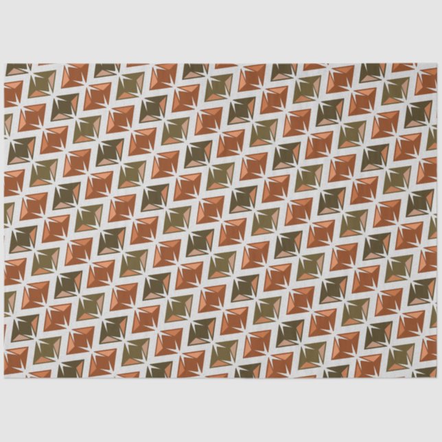 DIAMONDS red Tissue Paper (Front)