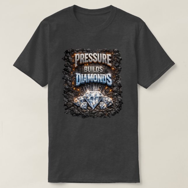 Diamonds v Pressure 1a T-Shirt (Design Front)