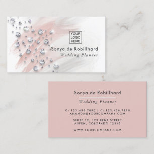 Diamonds Wedding Planner Business Card