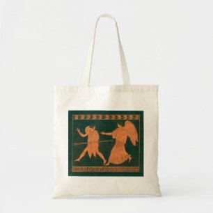 Diana and an Angel, Vintage Roman Mythology Tote Bag