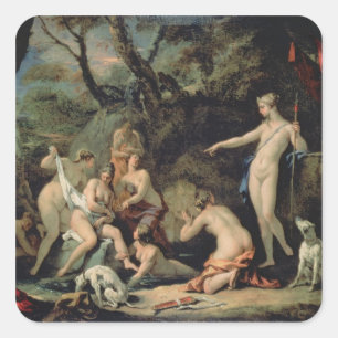Diana and Callisto Square Sticker