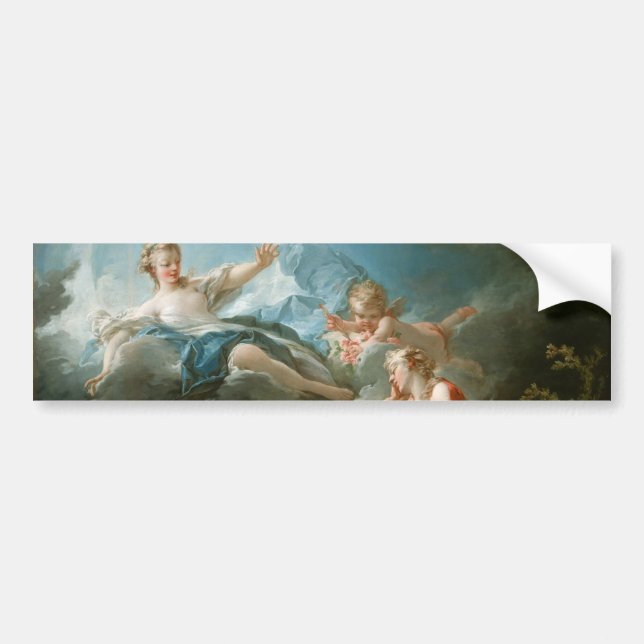 Diana and Endymion By Jean-Honoré Fragonard Bumper Sticker (Front)