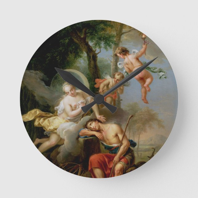 Diana and Endymion Round Clock (Front)