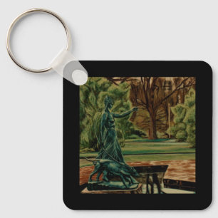 Diana Artemis Sculpture In Gardens Key Ring
