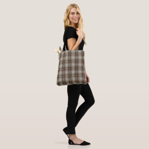 Diana Dress Tartan Plaid Fashion Princess Tote Bag