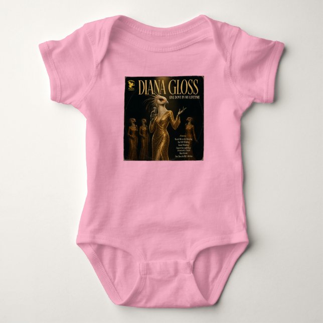 Diana Gloss Album: a Parody Baby Bodysuit (Front)