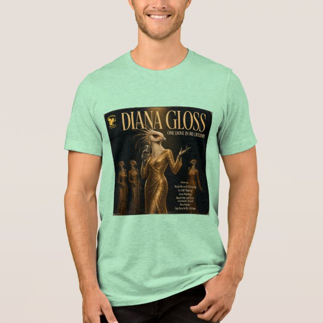 Diana Gloss Album: a Parody Tri-Blend Shirt (Front)