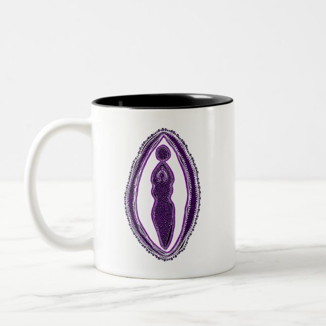 Diana Goddess Yoni Art Mug (Left)