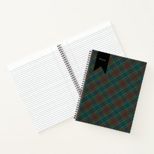 Diana Hunting Fashion Princess Tartan Plaid Notebook