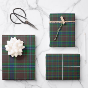 Diana Hunting Fashion Princess Tartan Plaid Wrapping Paper Sheet