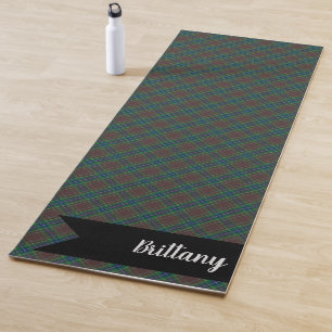 Diana Hunting Fashion Princess Tartan Plaid Yoga Mat