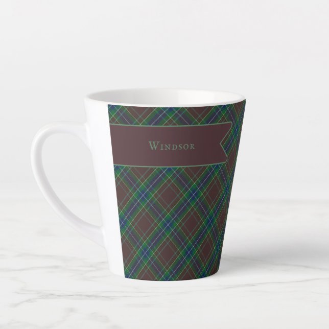 Diana Hunting Princess Tartan Coffee Cup (Left)
