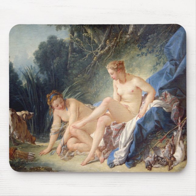 Diana leaving her Bath Mouse Mat (Front)