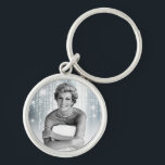 Diana, Princess of Wales 1990 stylised Key Ring<br><div class="desc">wearing the Queen Mary’s Lover’s Knot Tiara</div>