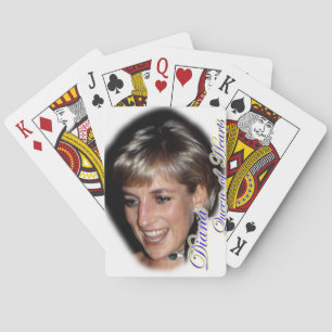 diana queen of hearts playing cards