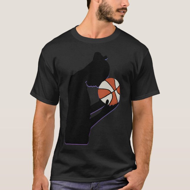 Diana Taurasi Phoenix Mercury Basketball Silhouett T-Shirt (Front)