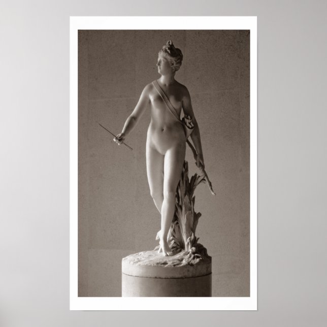 Diana the Huntress, 1780 (marble) Poster (Front)