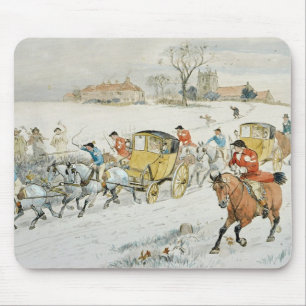 Diana Wood's Wedding: returning from Church Mouse Mat