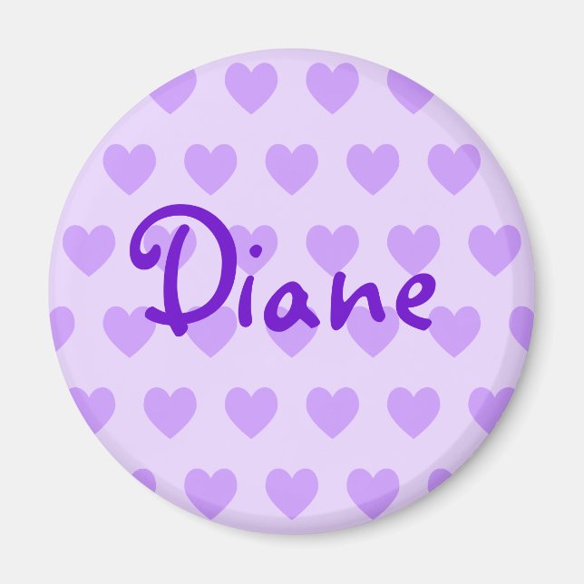 Diane in Purple Magnet (Front)