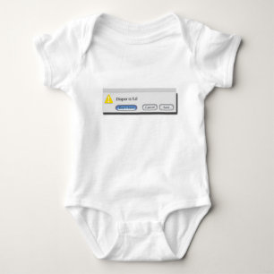 Diaper Alert Box Baby Bodysuit