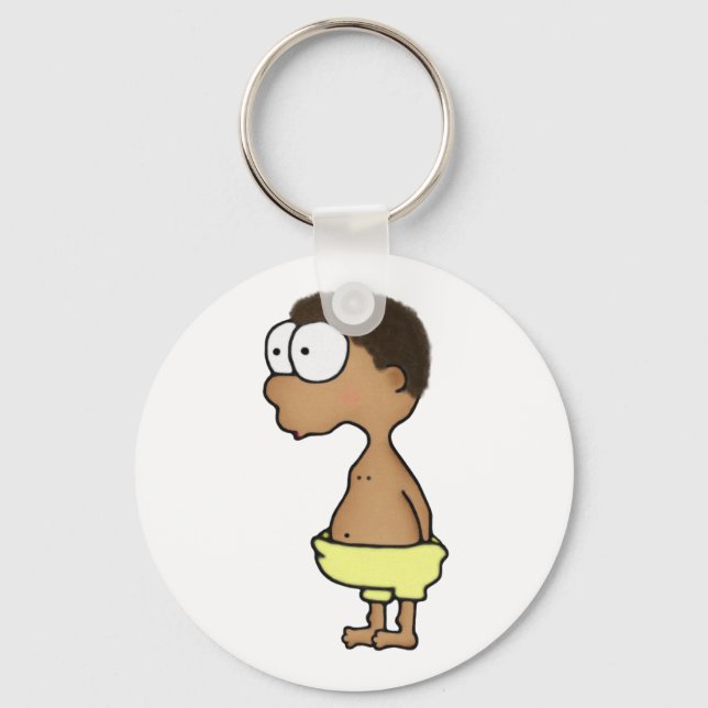 Diaper Boy Key Ring (Front)