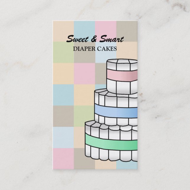 Diaper Cake Business Cards (Front)
