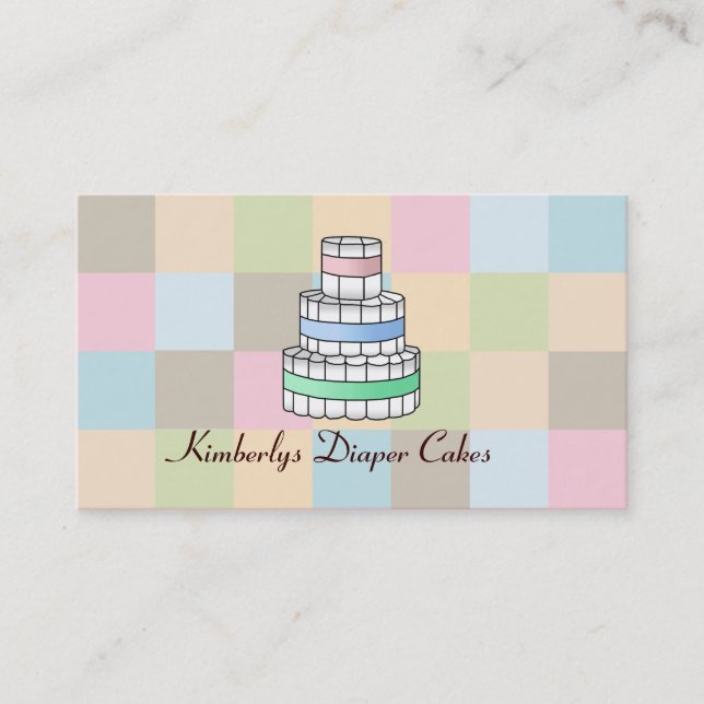 Diaper Cake Business Cards (Front)