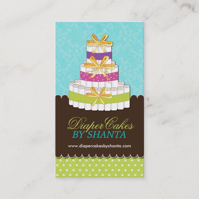 Diaper Cakes Business Cards (Front)