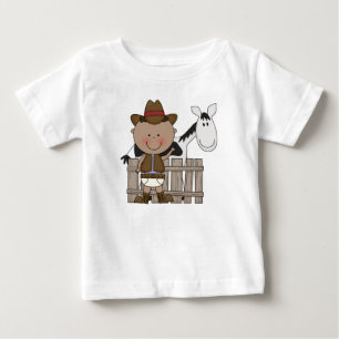 Diaper Derby Cowboy Pony Infant Toddler Boys Baby T-Shirt